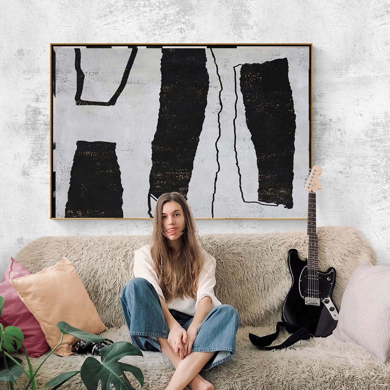 Horizontal Minimal Painting H190H