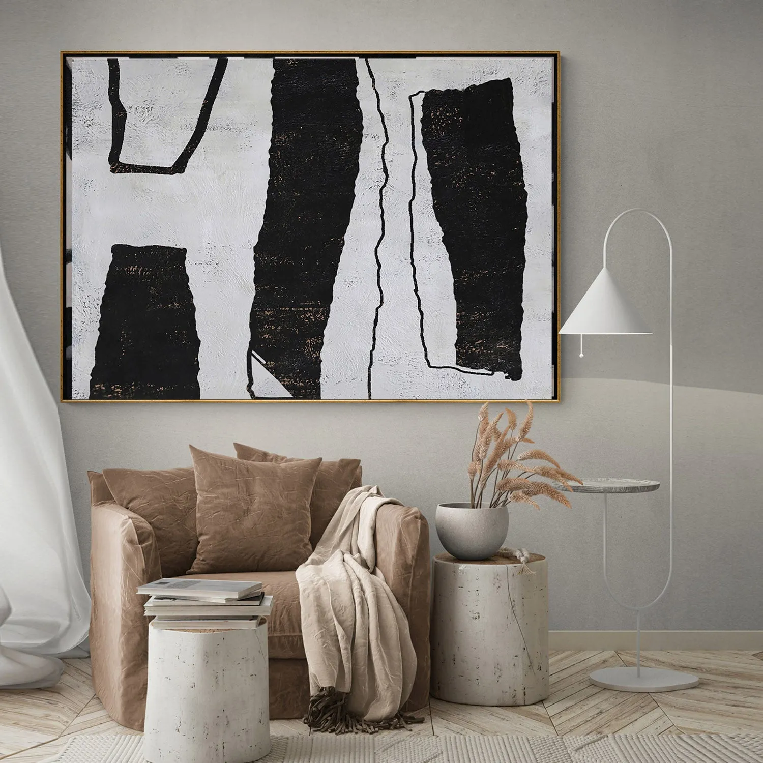 Horizontal Minimal Painting H190H