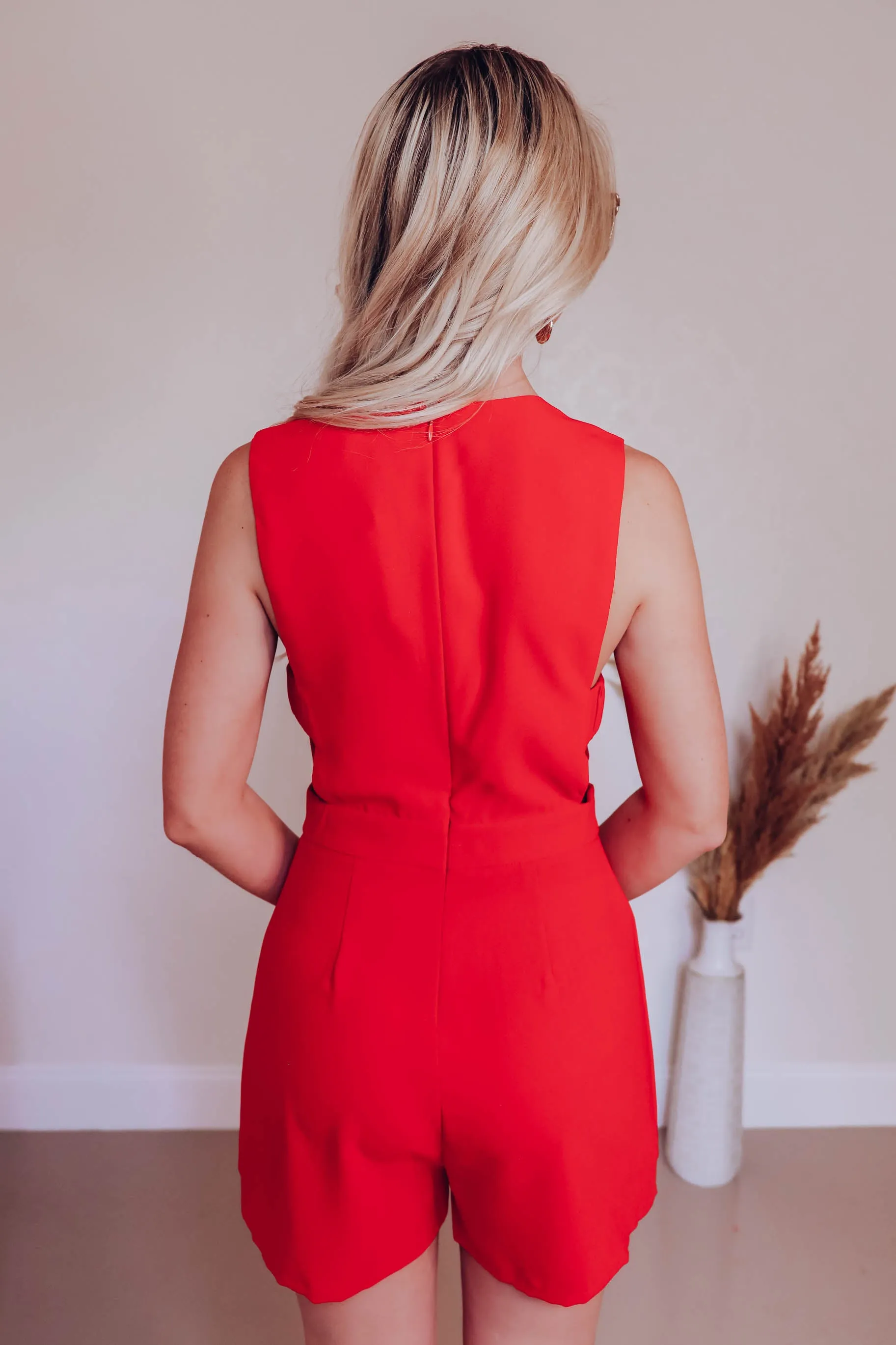 Hot and Spicy Sleeveless Romper