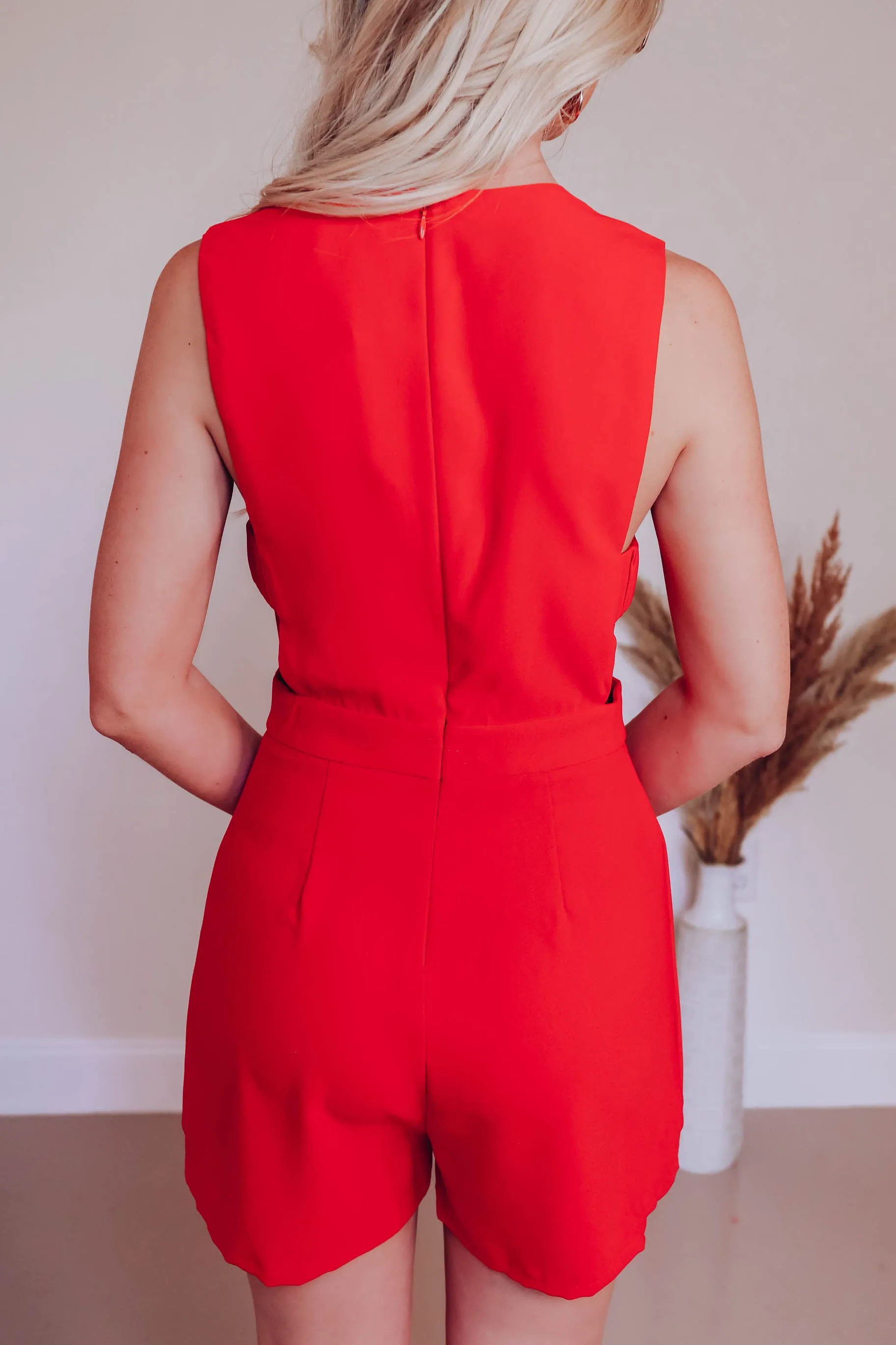 Hot and Spicy Sleeveless Romper