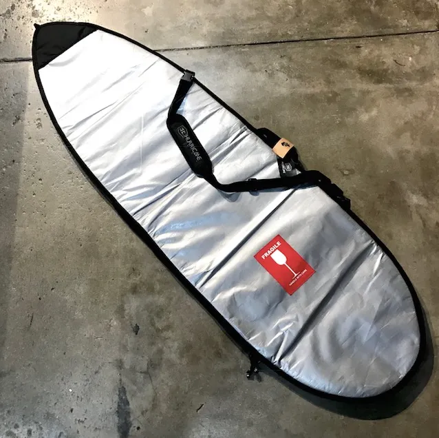 HURRICANE   MINIMAL SINGLE POLY COVER 7'2  SILVER