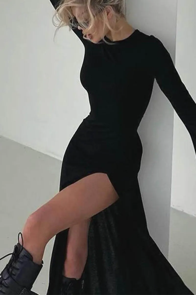 HWT1067 Midnight Rebel Maxi Dress