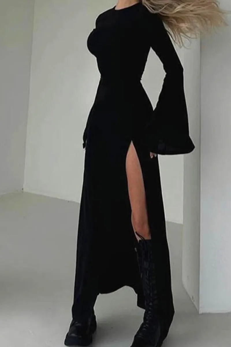 HWT1067 Midnight Rebel Maxi Dress