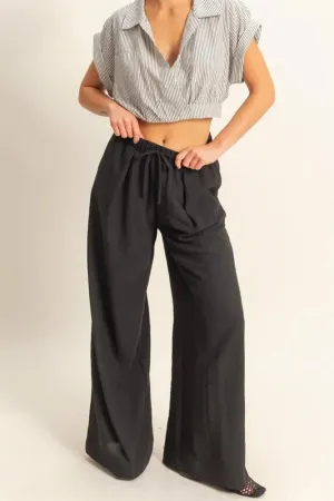 HYFVE Elasticized Waist Wide Leg Pants