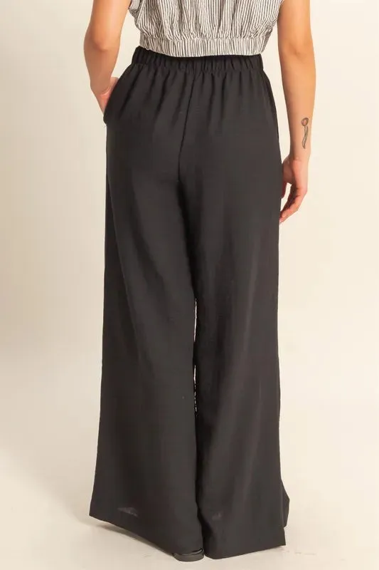HYFVE Elasticized Waist Wide Leg Pants