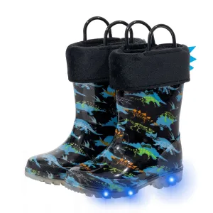 Kids Removable Warm Rain Boots