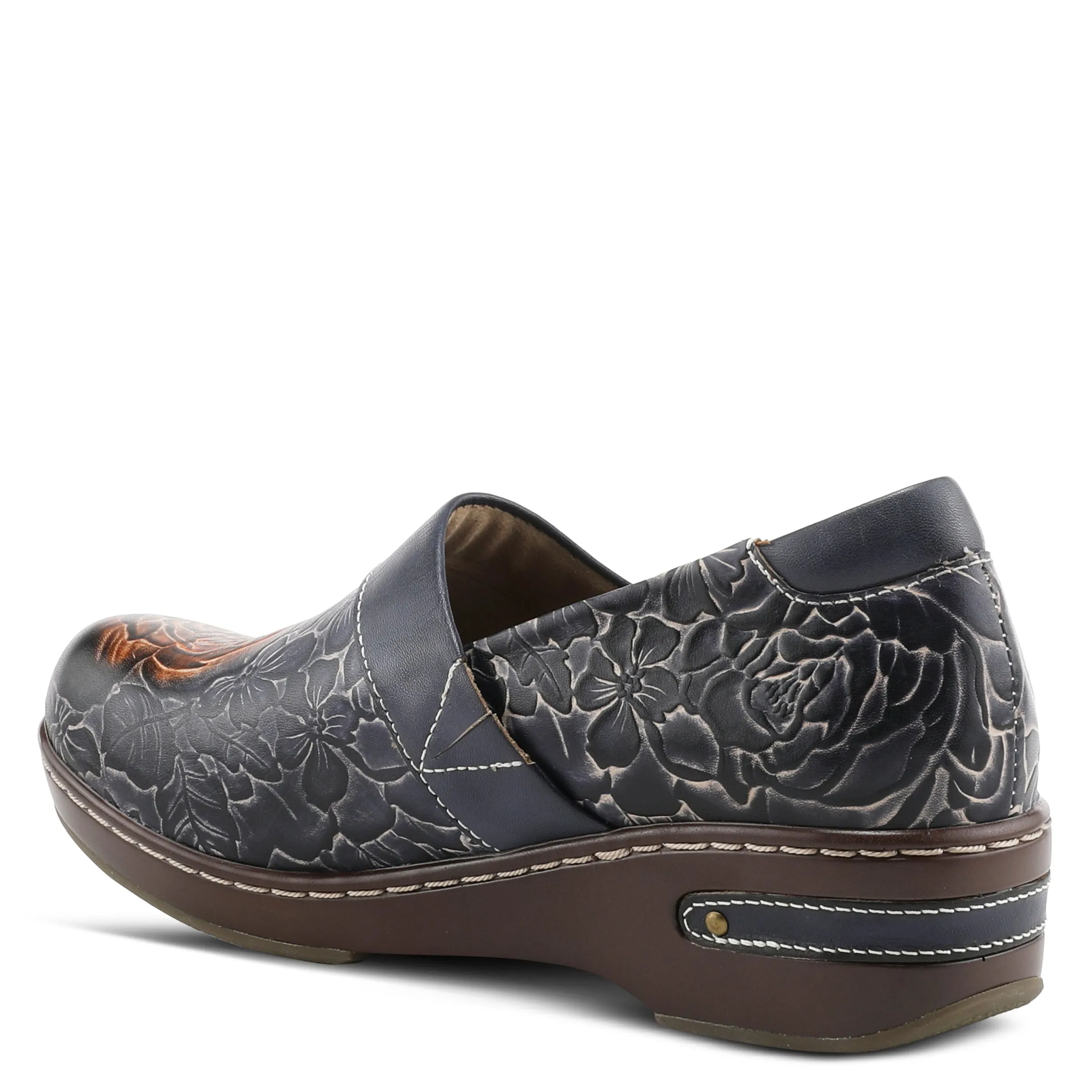 L'Artiste Elkayjay Women's Leather Slip On Clogs