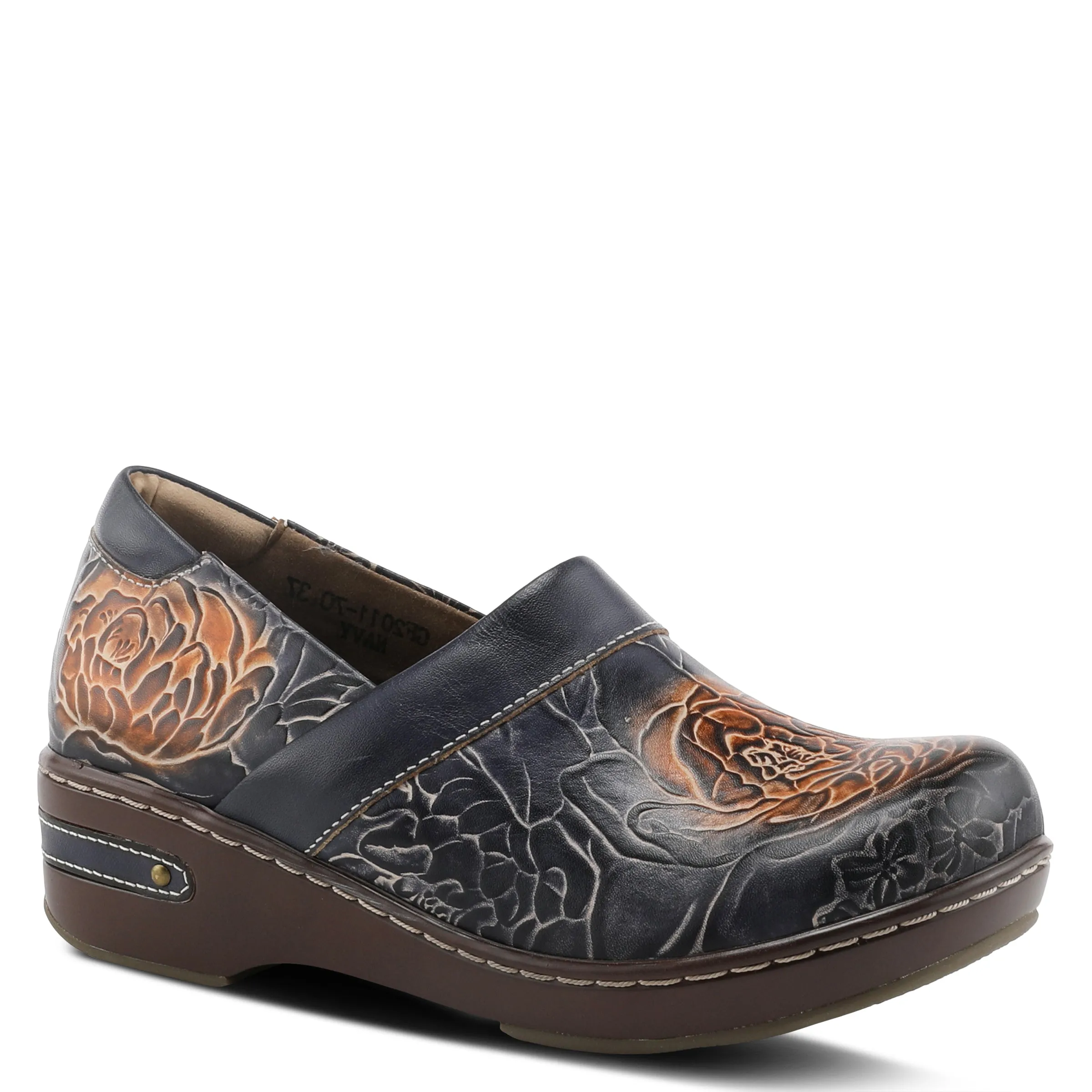 L'Artiste Elkayjay Women's Leather Slip On Clogs