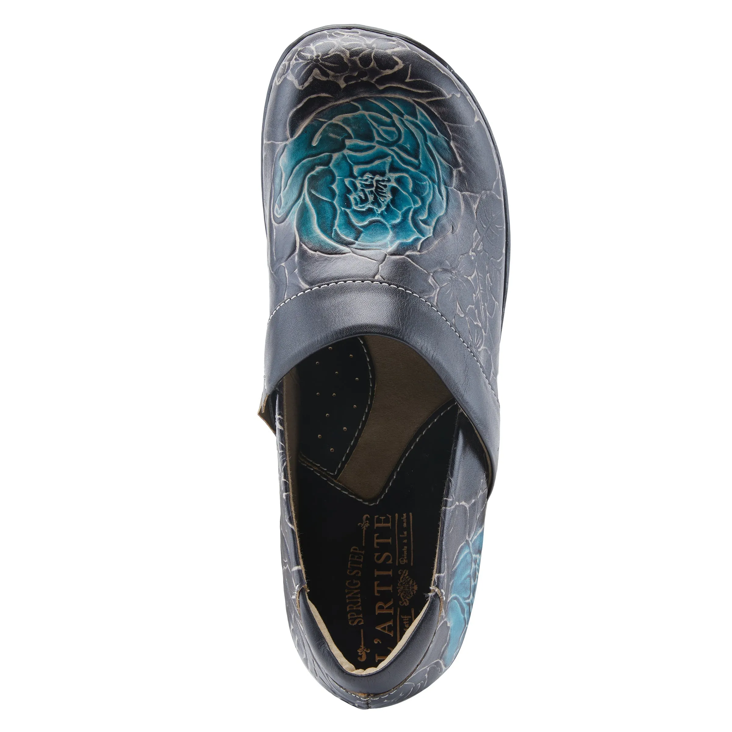 L'Artiste Elkayjay Women's Leather Slip On Clogs