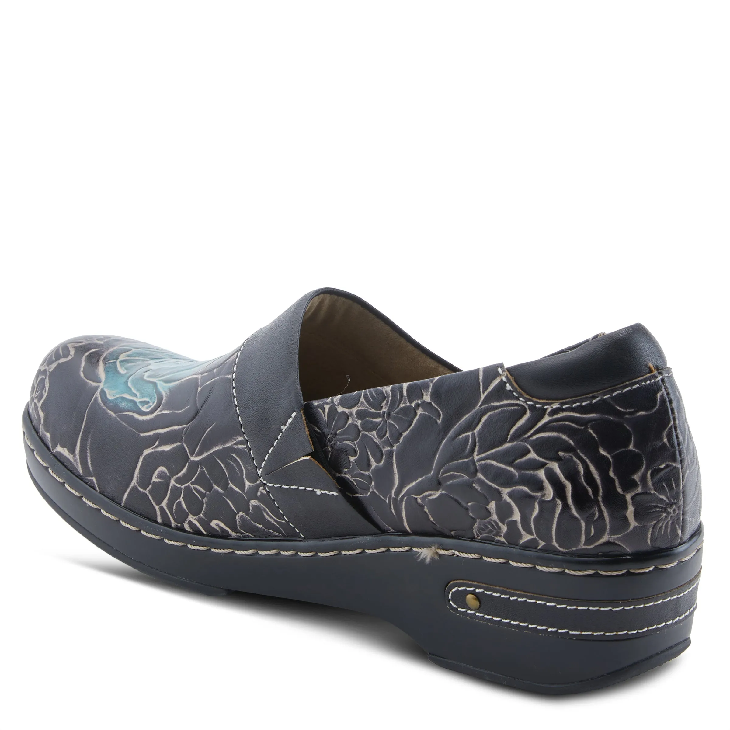 L'Artiste Elkayjay Women's Leather Slip On Clogs