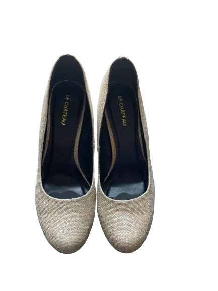 Le Chateau Gold Sparkly High Heels