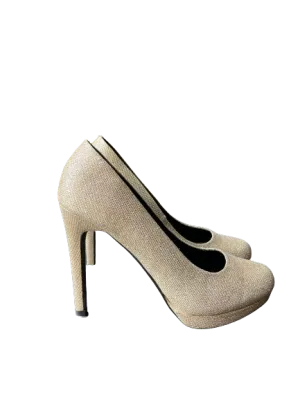Le Chateau Gold Sparkly High Heels