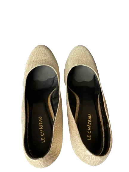 Le Chateau Gold Sparkly High Heels