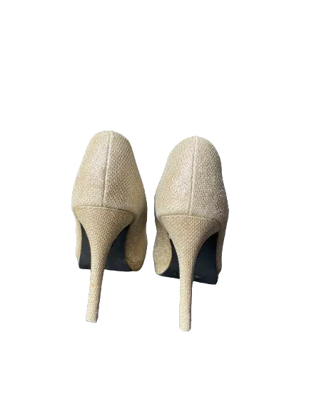 Le Chateau Gold Sparkly High Heels