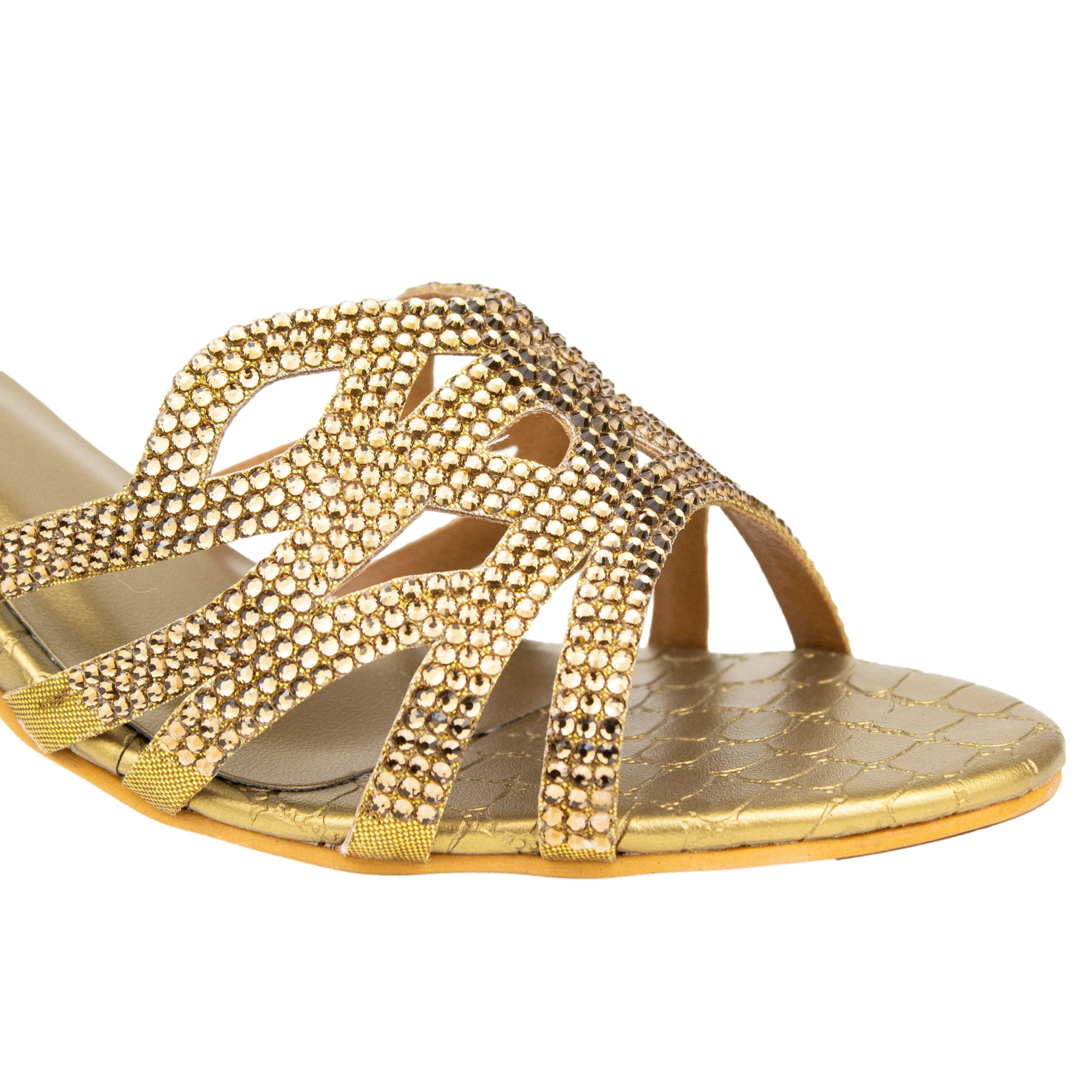 Leila Heels S319H - Bronze