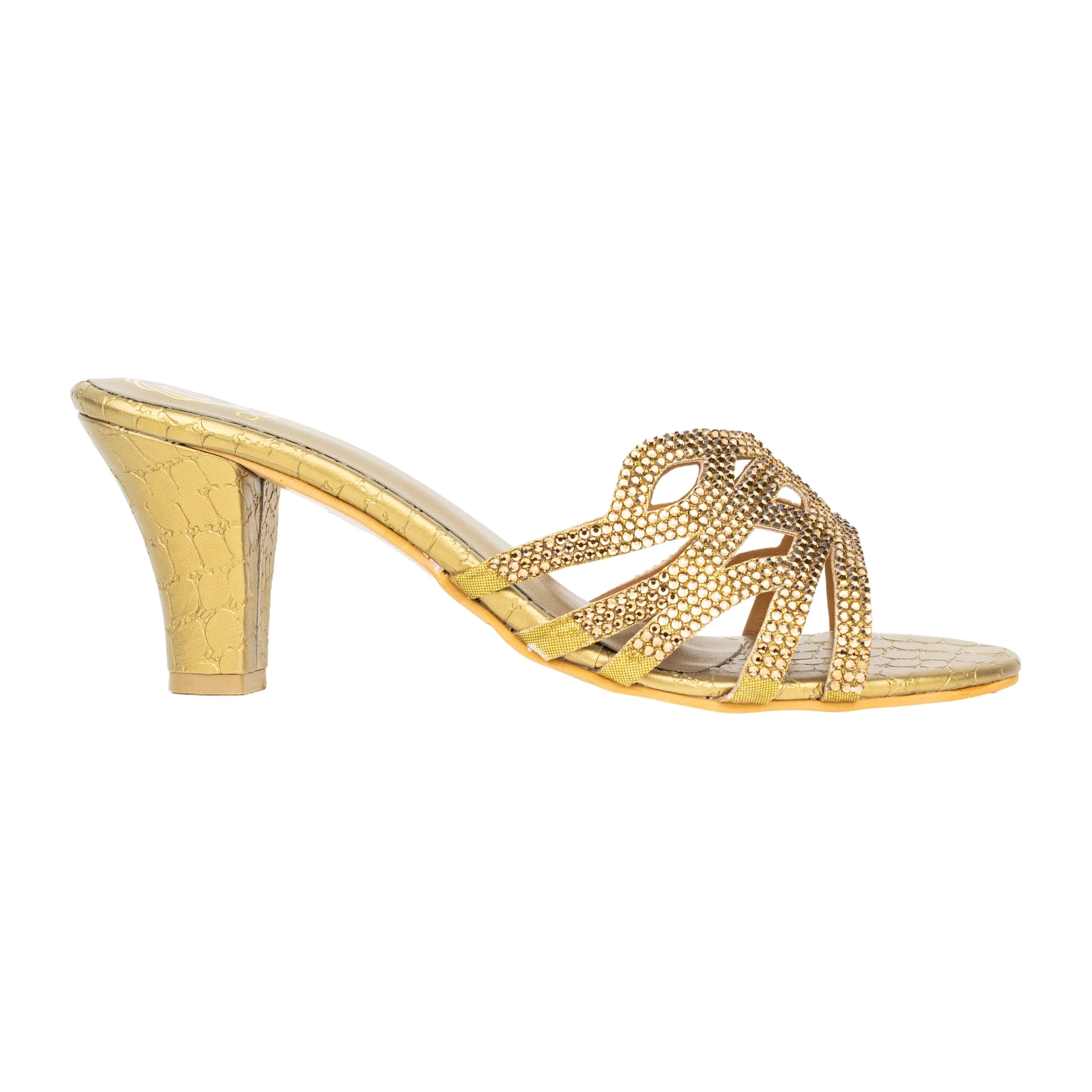 Leila Heels S319H - Bronze