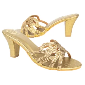 Leila Heels S319H - Bronze