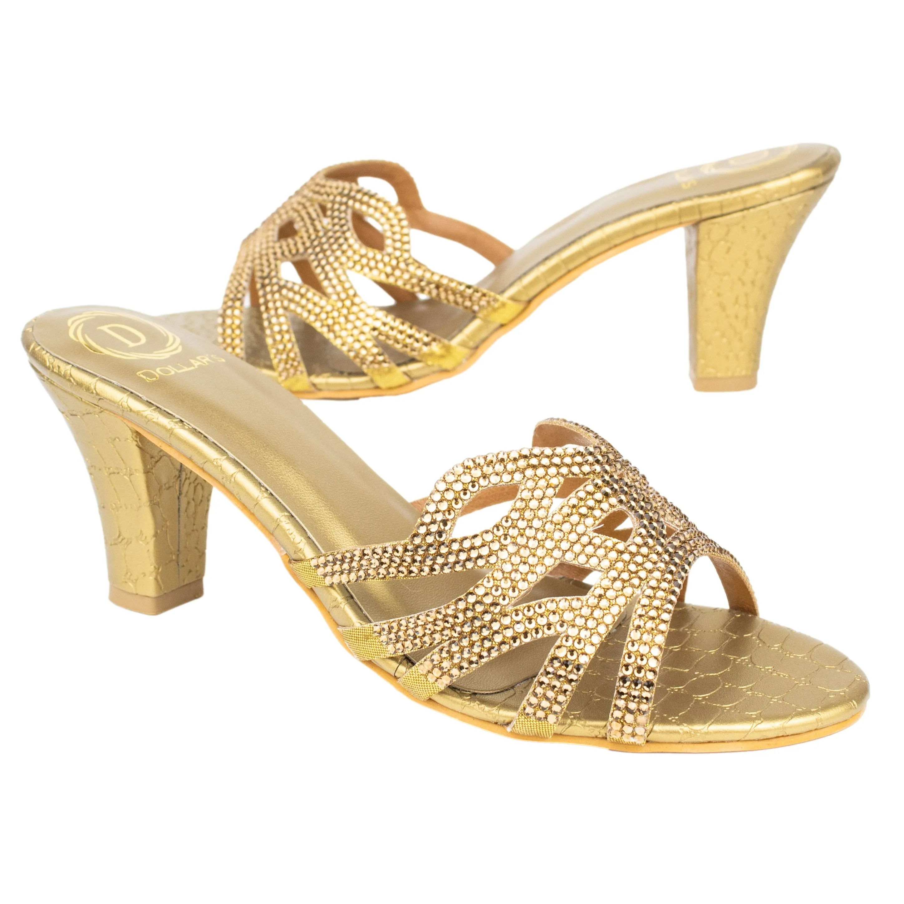 Leila Heels S319H - Bronze