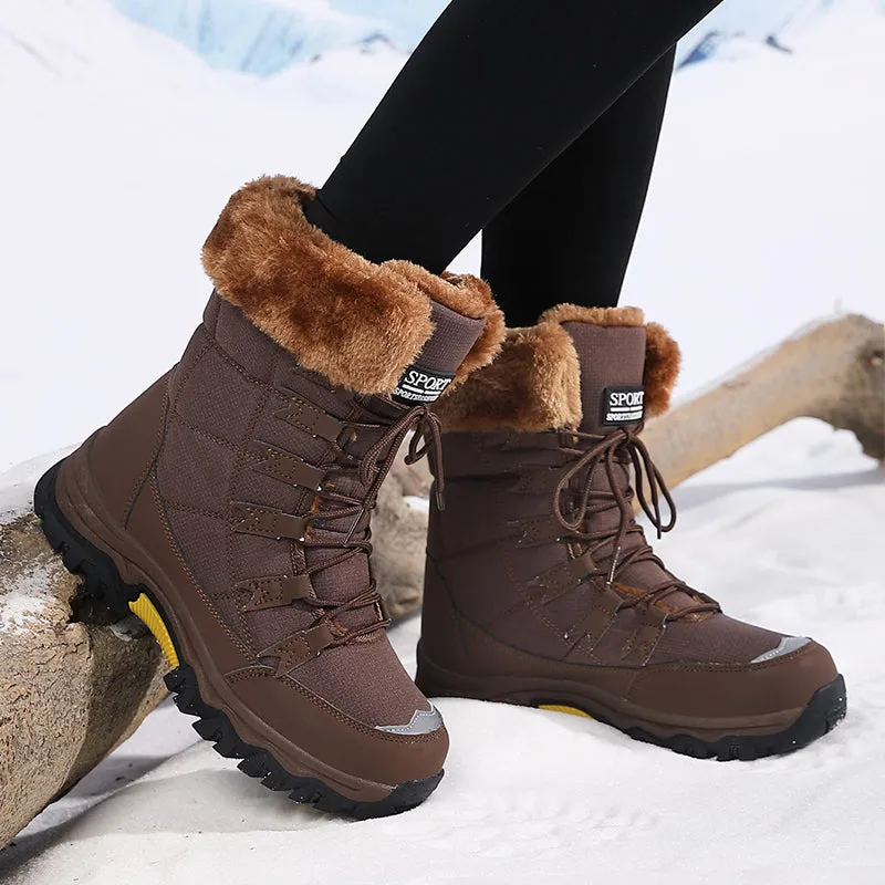 LINE | Warm waterproof winter Boots