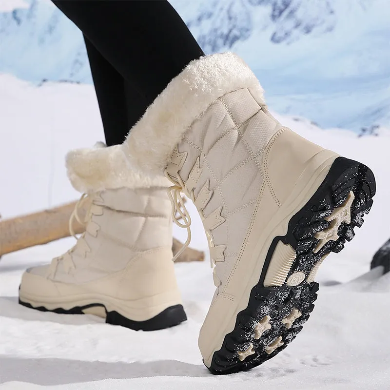 LINE | Warm waterproof winter Boots