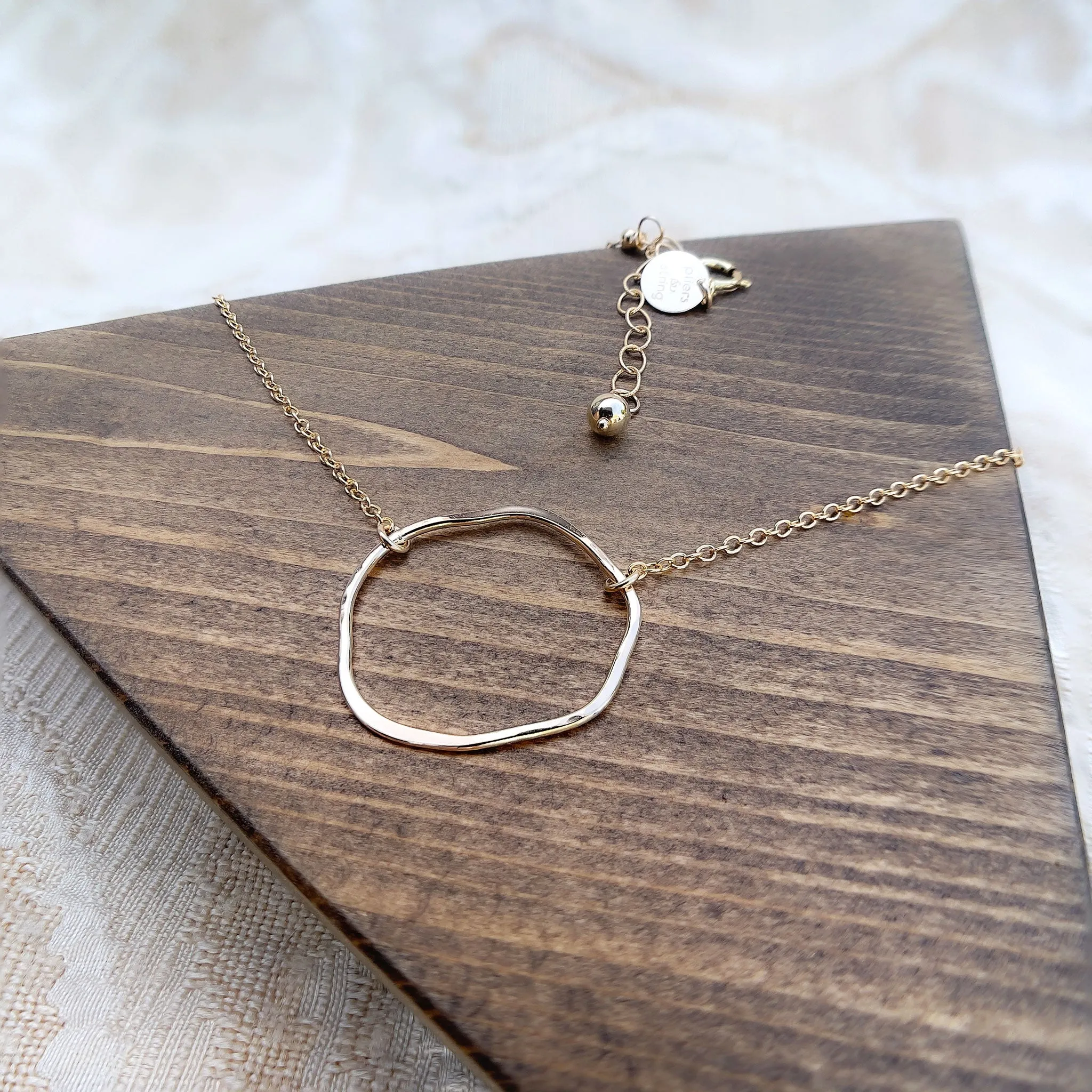 LIQUID Circle Necklace