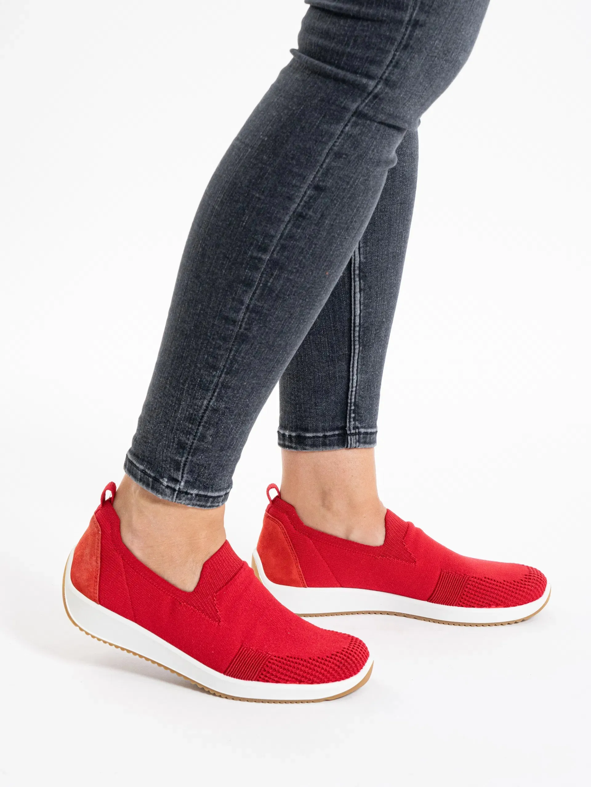 'Lissabon' women's loafer - red