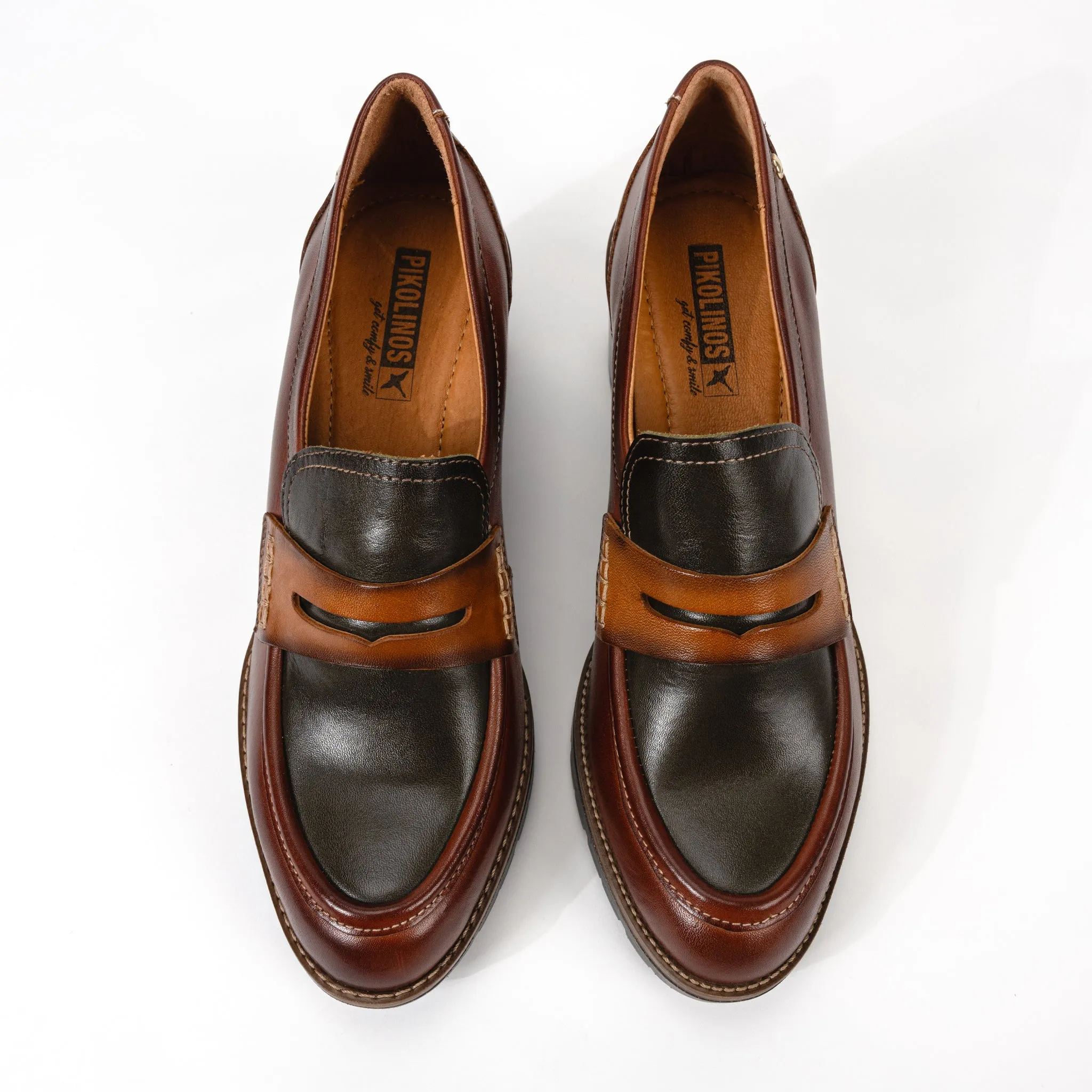 LLANES PENNY PUMP - COGNAC - LEATHER