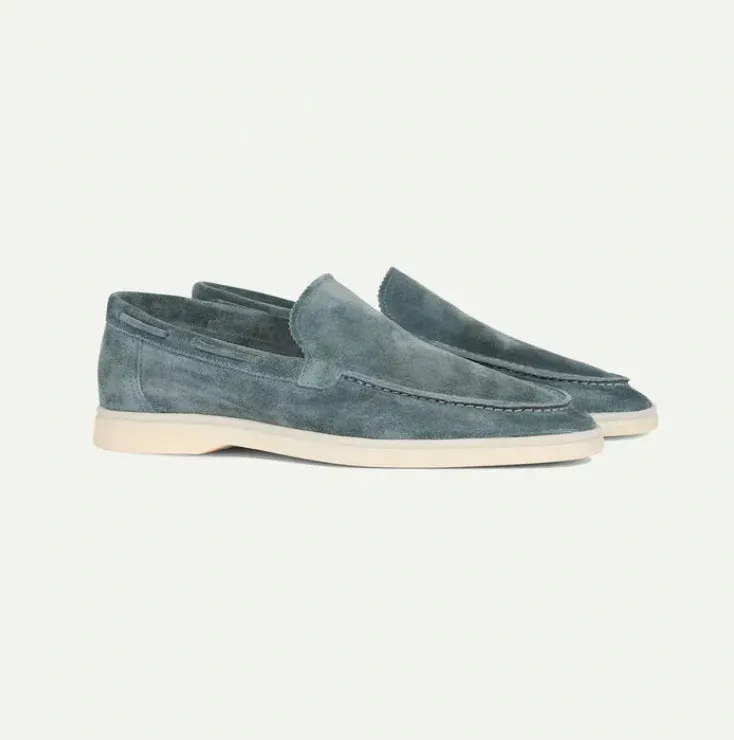 Lorenzo - Classic men's suede loafers