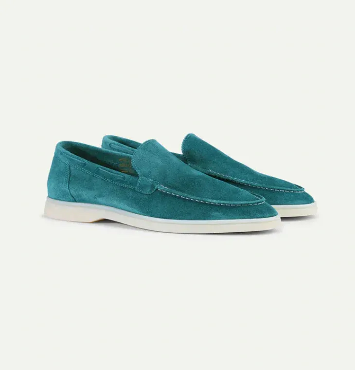 Lorenzo - Classic men's suede loafers