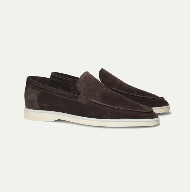Lorenzo - Classic men's suede loafers