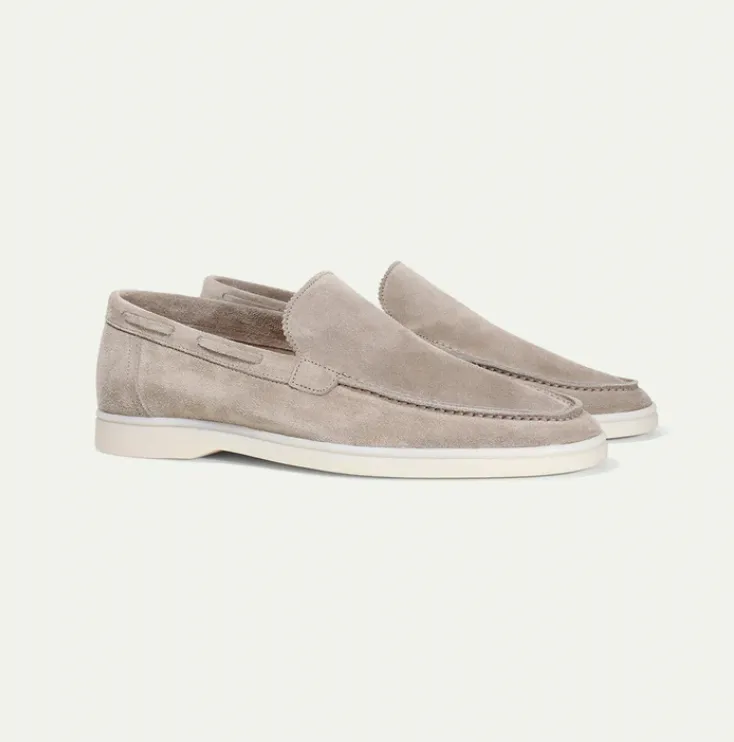 Lorenzo - Classic men's suede loafers