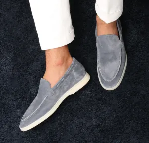 Lorenzo - Classic men's suede loafers