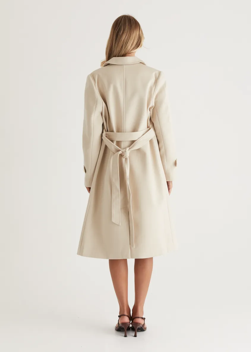 Matilda Coat - Almond
