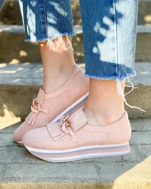 Matisse Bess Platform Loafer - Blush