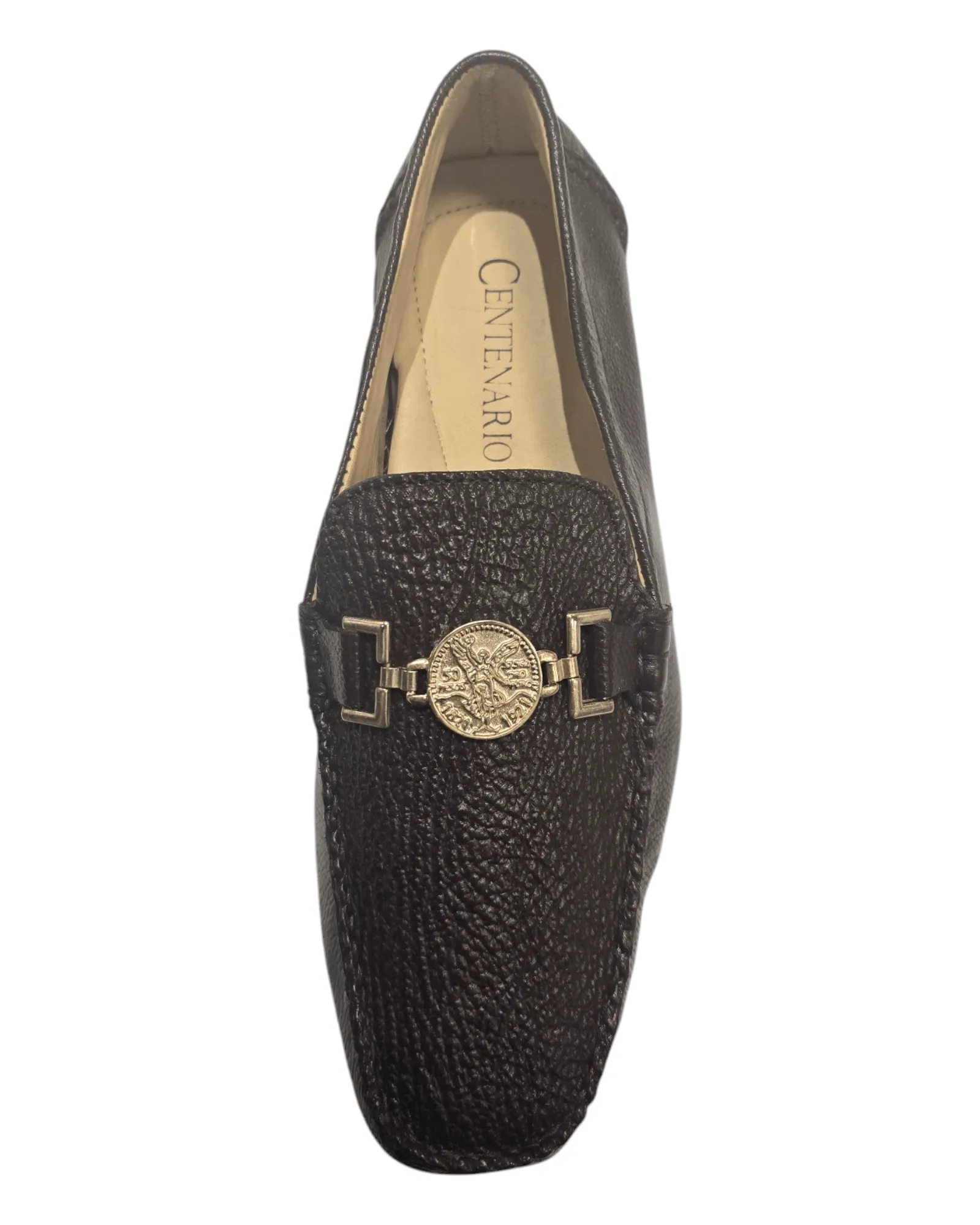 Men's Exotic Shoes Shark Skin Casual Moccasins 'Centenario' Cigar Color 41285