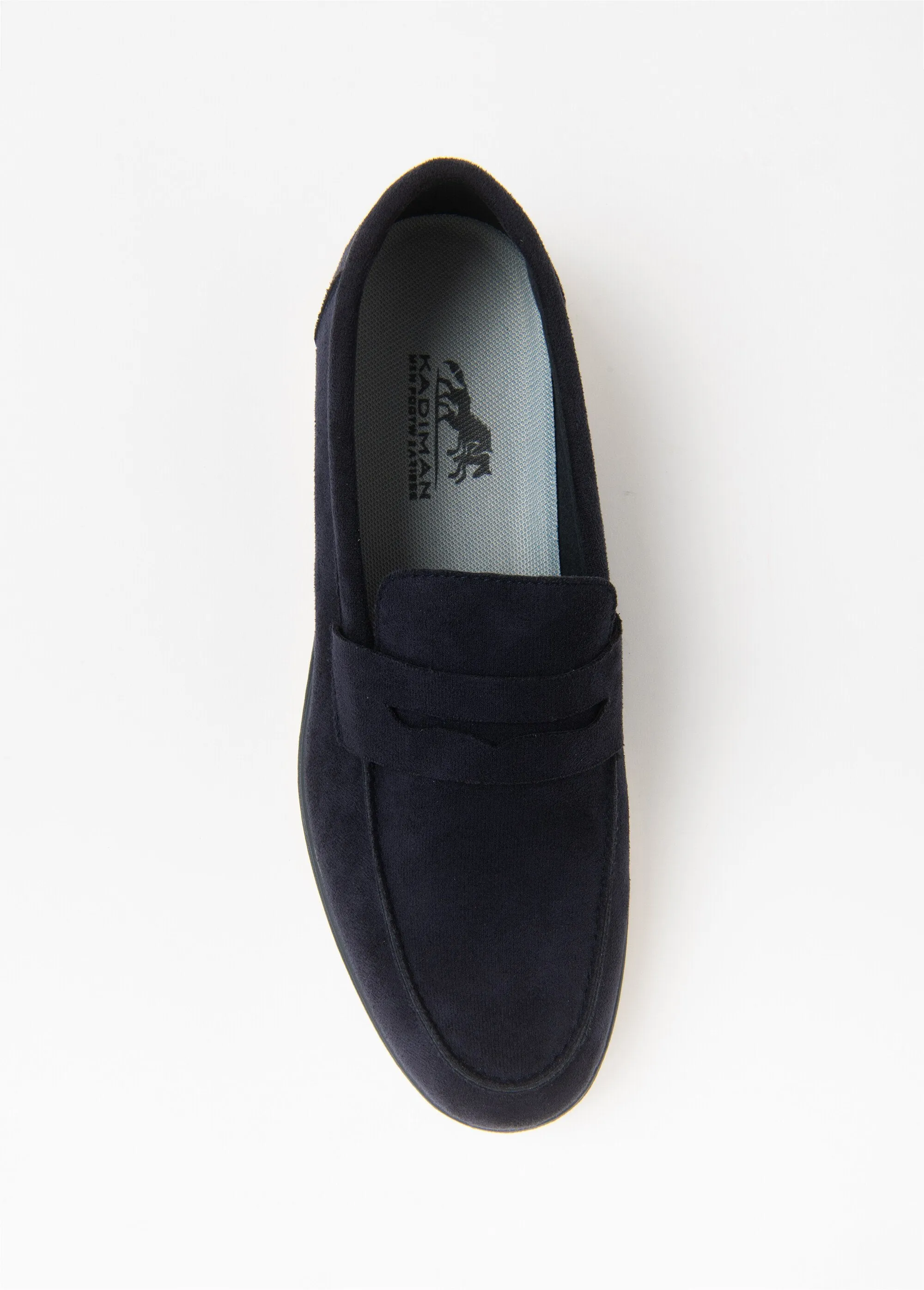 Men's moccasins with contrasting soles