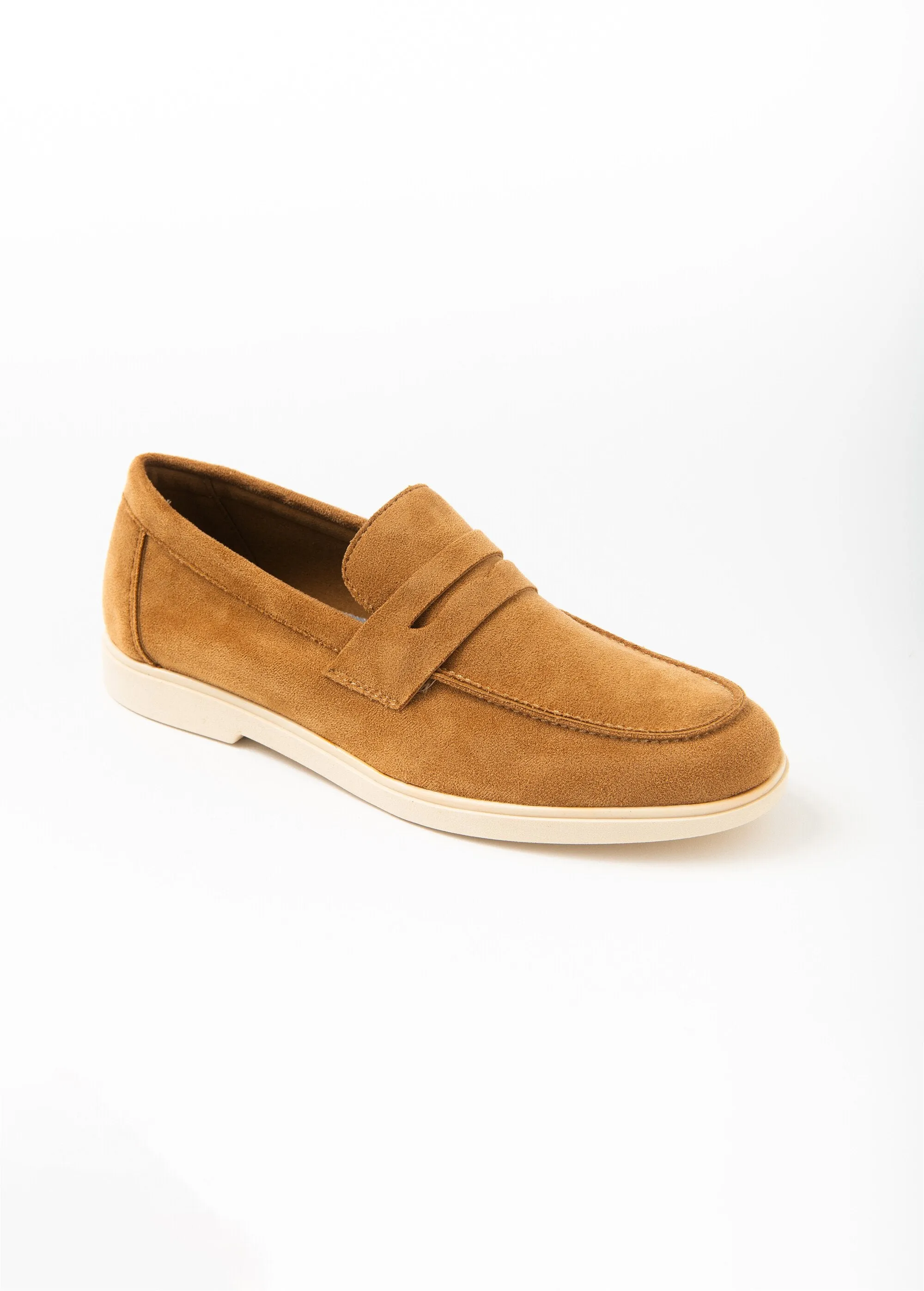 Men's moccasins with contrasting soles