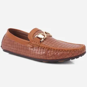Mens "IFRAHIM" Slip-on Decorated Moccasins Shoes