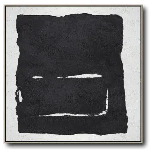 Minimal Black and White Painting MN126A