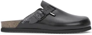 'Nathan' men's clog sandal - black