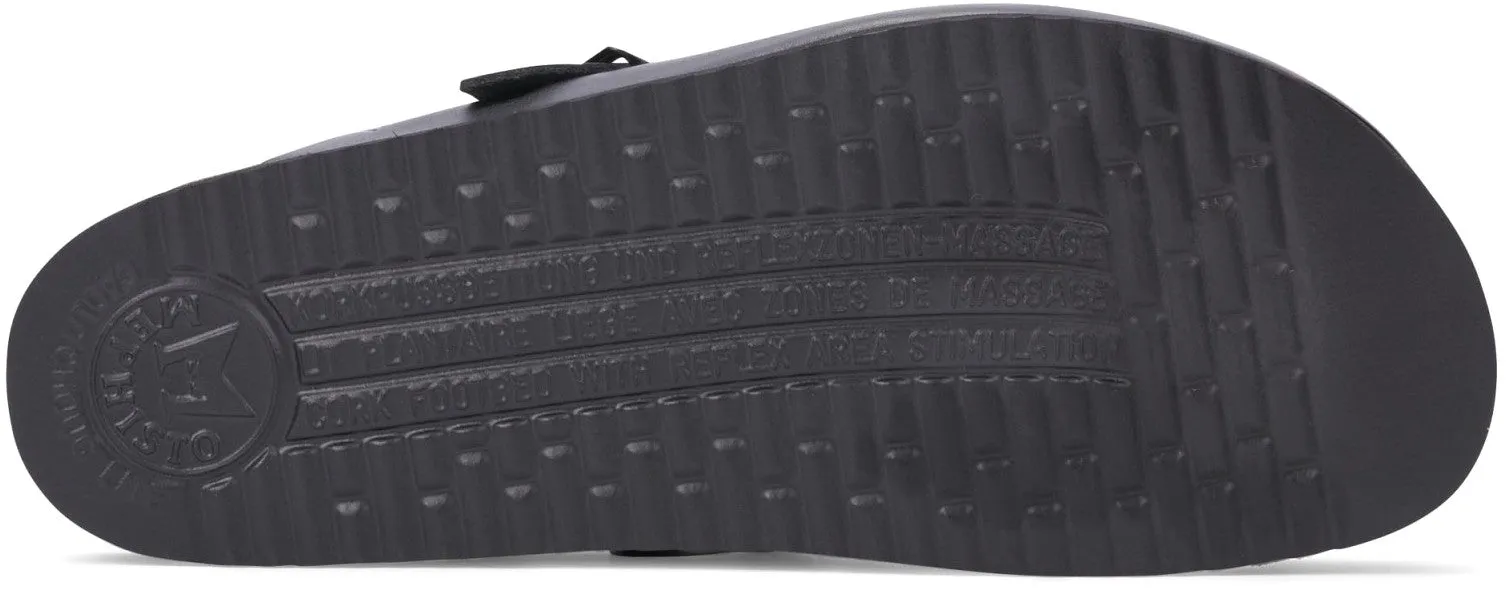 'Nathan' men's clog sandal - black
