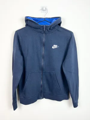Nike Club Navy zip up hoodie 12-13y (L)
