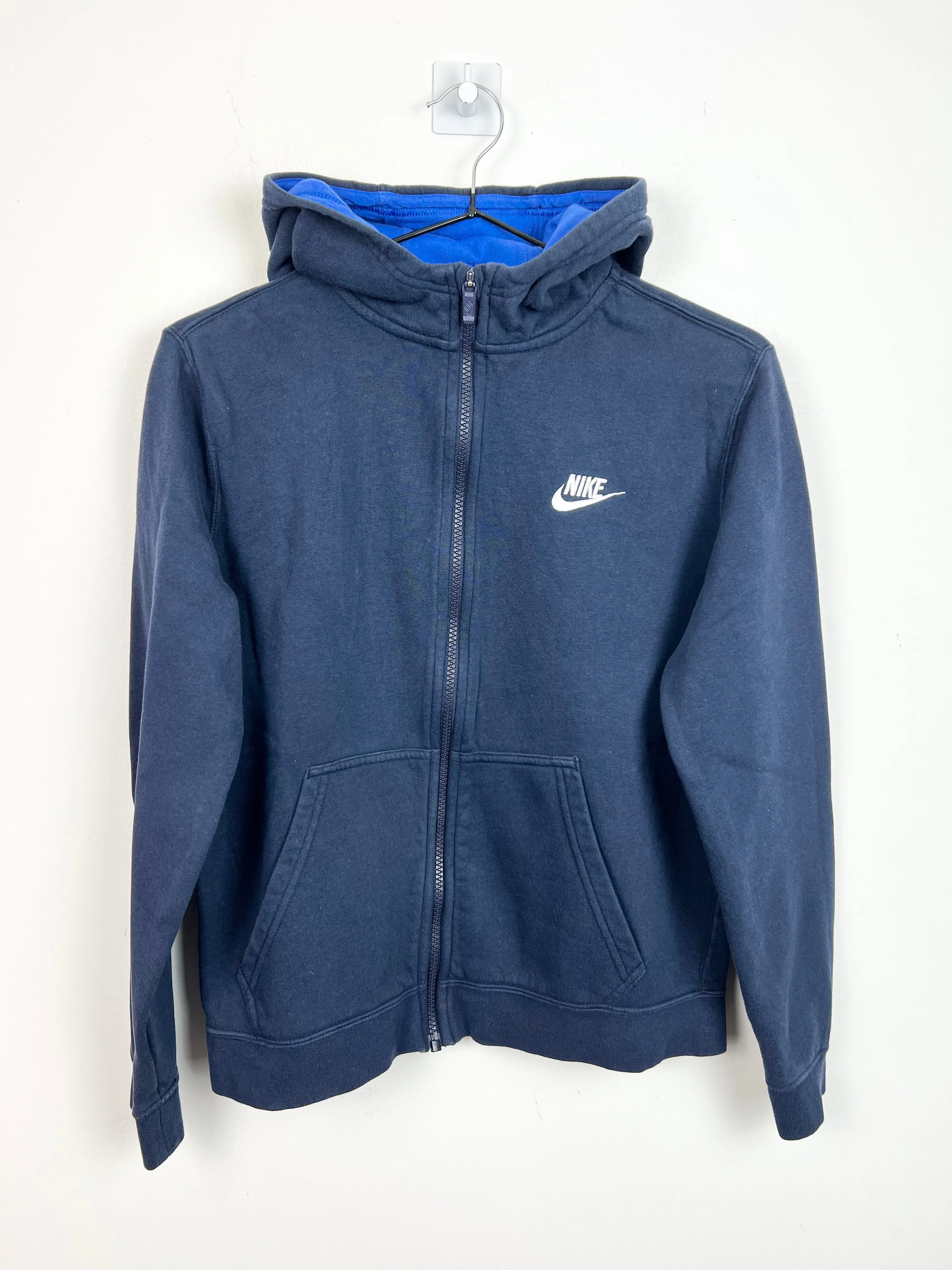 Nike Club Navy zip up hoodie 12-13y (L)