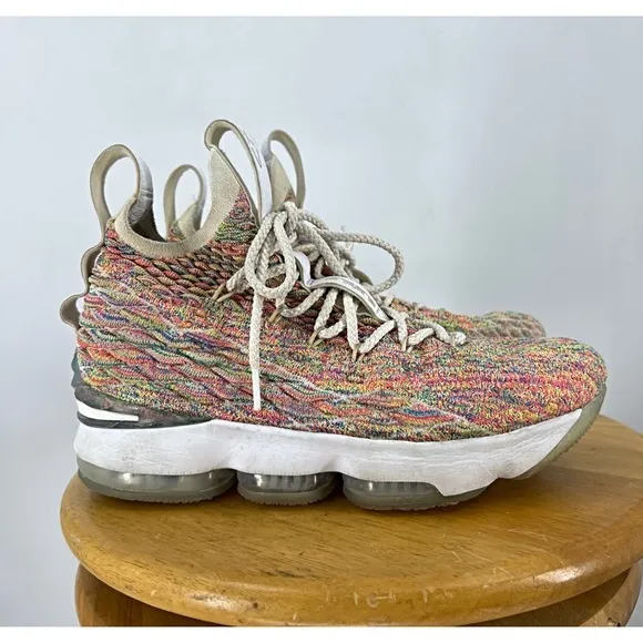 Nike Lebron XV 15 Cereal Fruity Pebbles Size 7Y