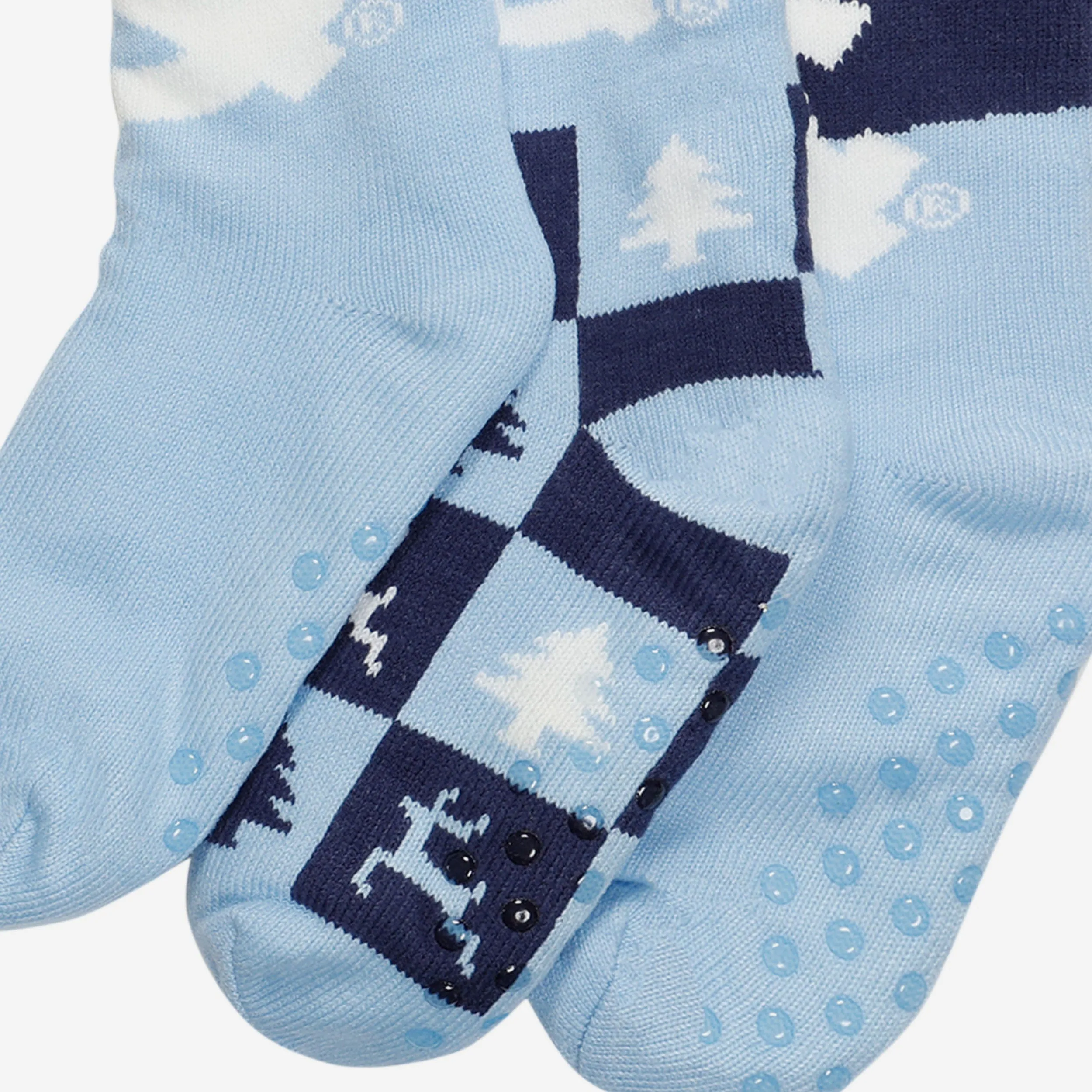 North Carolina Tar Heels Womens Fan Footy 3 Pack Slipper Socks