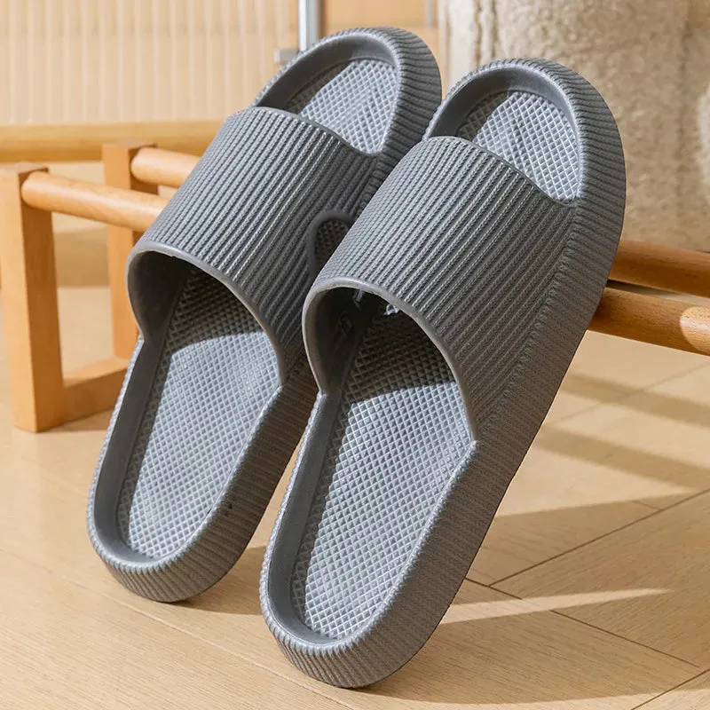 Open Toe Platform Slippers