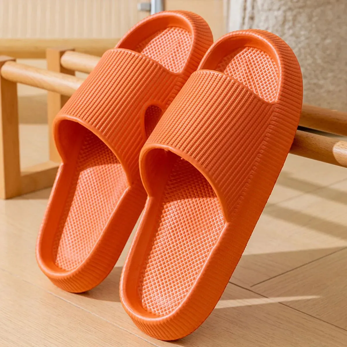 Open Toe Platform Slippers