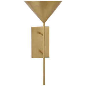 Orsay Medium Uplight Sconce in Hand-Rubbed Antique Brass