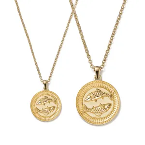 Pisces Zodiac Pendant Necklace