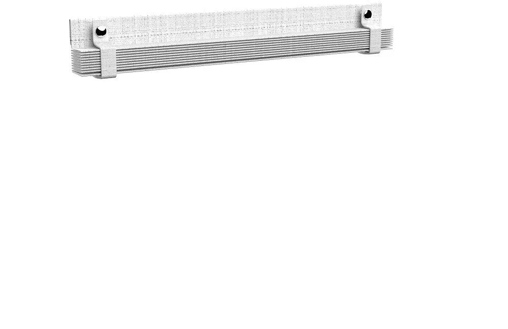 Pleated Shade Cream 40"x12"